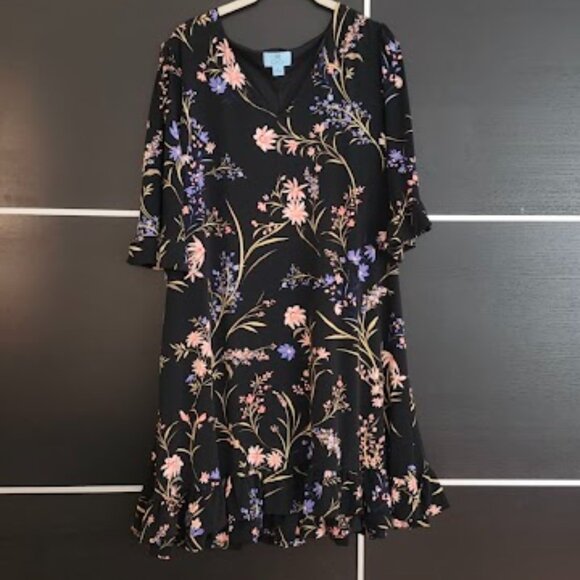 CeCe Ruffle dress size XL, worn once - Picture 1 of 3